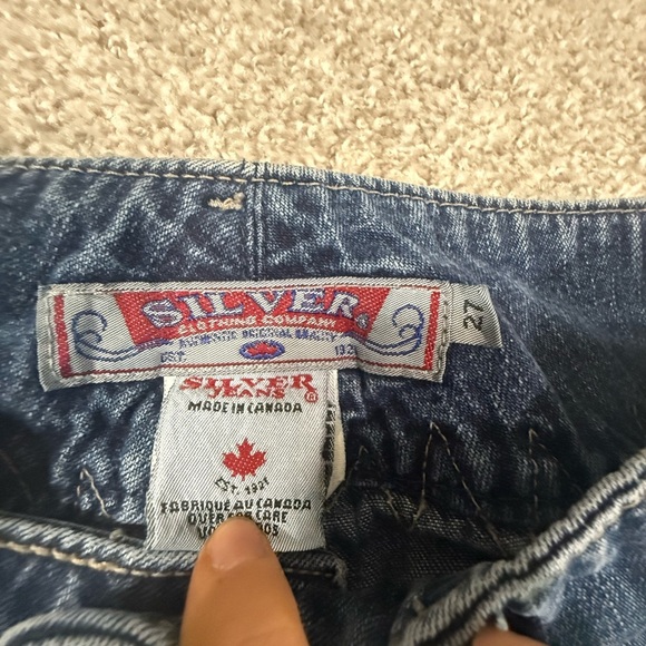 Medium Blue Silver Jeans Co. Low Rise Flare – Size 27 - Picture 3 of 7